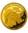 Monedas 2016 IV Centenario muerte Cervantes. Completa Plata Oro