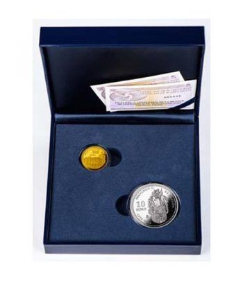 Monedas 2016 V Centenario Fernando II completa plata y oro