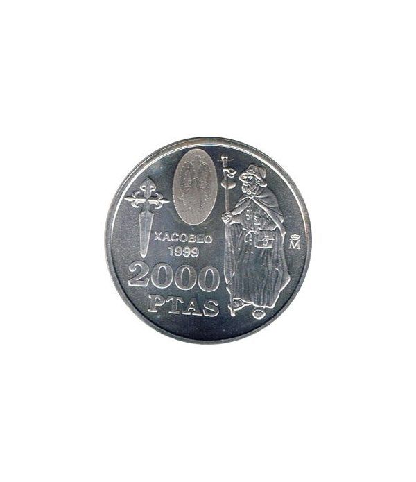 Moneda conmemorativa 2000 ptas. 1999. Plata.