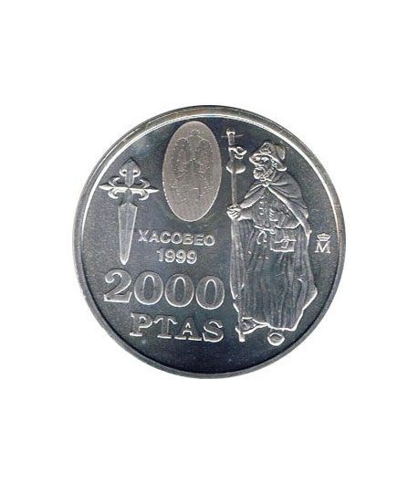 Moneda conmemorativa 2000 ptas. 1999. Plata.