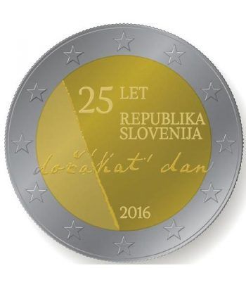 moneda conmemorativa 2 euros Eslovenia 2016.  - 2