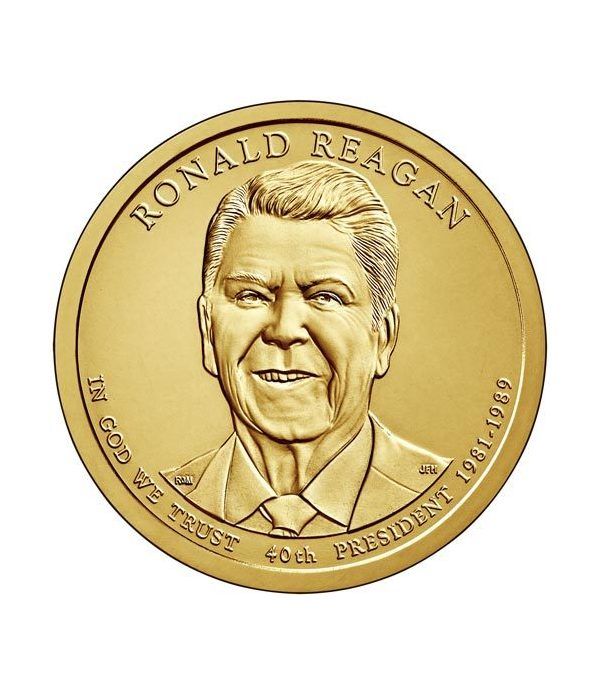 E.E.U.U. 1$ (2016) 40º Presidencial Ronald Reagan (2cecas)  - 2