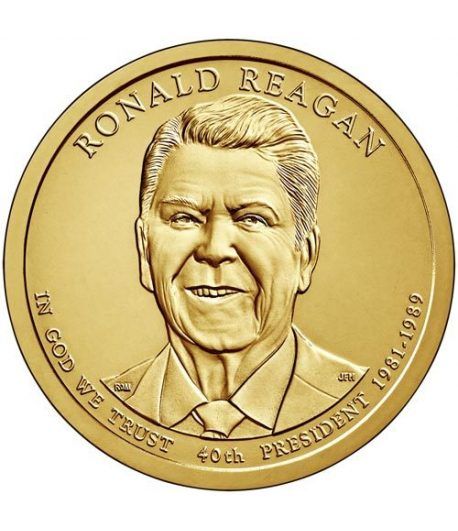 E.E.U.U. 1$ (2016) 40º Presidencial Ronald Reagan (2cecas)