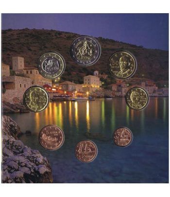 Euroset oficial de Grecia 2016 dedicada al Peloponeso