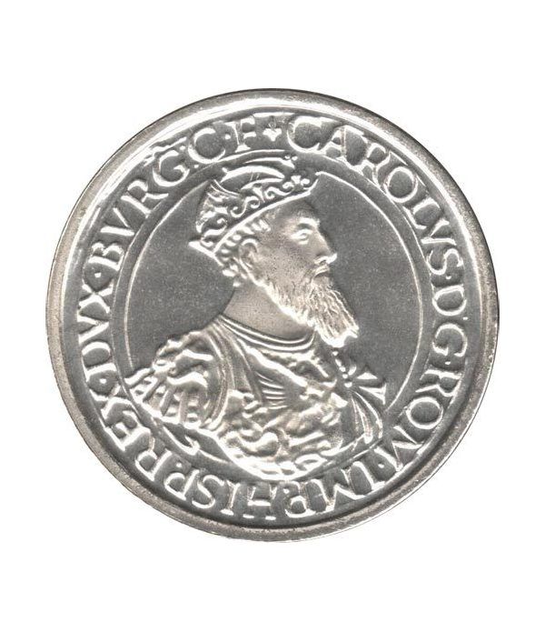Moneda de plata 5 Ecus Belgica 1987.  - 4