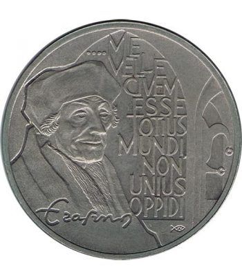 Moneda 2.5 ECU de Holanda 1991 Erasmus. Níquel.