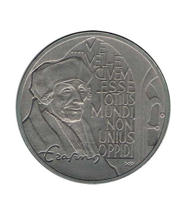 Moneda 2.5 ECU de Holanda 1991 Erasmus. Níquel.  - 1