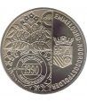 Moneda 2.5 ECU de Holanda 1990 Emmeloord. Níquel.