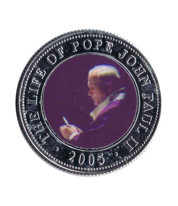 Republica Somalia 250 Shilling 2005. Papa Juan Pablo II. nº10  - 1