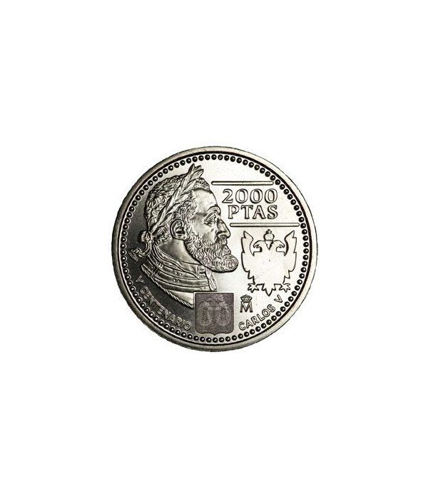 Moneda conmemorativa 2000 ptas. 2000. Plata.  - 4