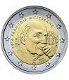 moneda conmemorativa 2 euros Francia 2016 Mitterrand.