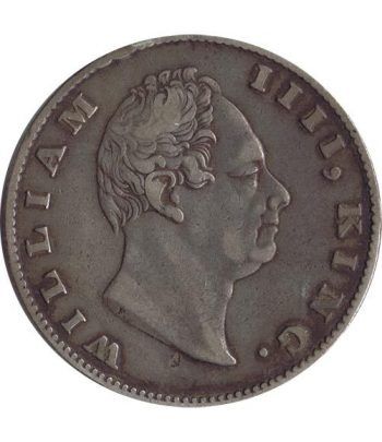 Moneda de plata 1 Rupia India Británica 1835.