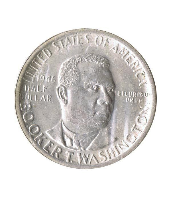 Moneda de plata 1/2 $ Estados Unidos Washington 1946 S.