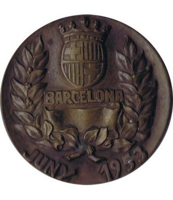 Medalla Promoció Médica 1928. Bodas de plata. Bronce.