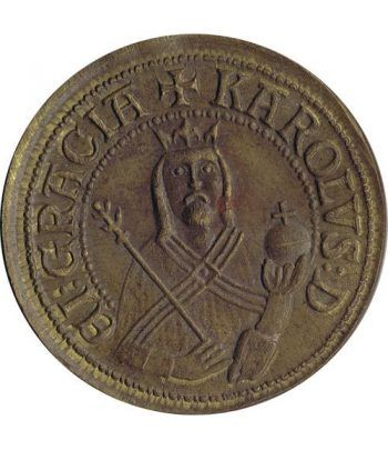 medalla Karolus romanorum et boemie rex