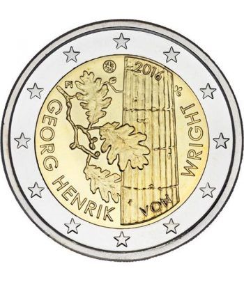 moneda conmemorativa 2 euros Finlandia 2016 Georg Henrik