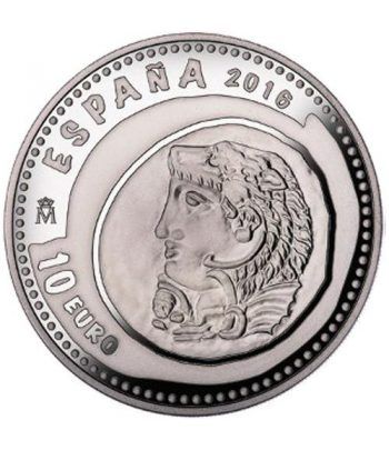 Moneda 2016 Joyas Numismaticas Dracma Gadir 10 euros. Plata  - 1