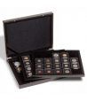 LEUCHTTURM Estuche para 60 QUADRUM, 3 bandejas negro. Estuche Monedas - 1 LEUCHTTURM Estuche para 60 QUADRUM, 3 bandejas negro. Estuche Monedas - 1