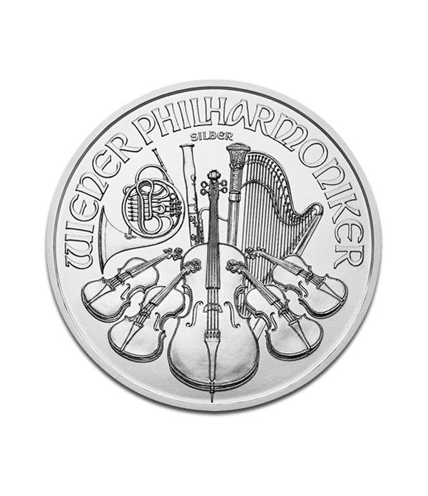 Moneda onza de plata 1,5 euros Austria Filarmonica 2017  - 2