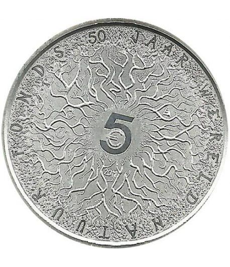 Holanda 5 euros 2011 50 Aniversario de WWF. Coincard.