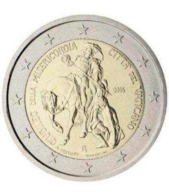 moneda conmemorativa 2 euros Vaticano 2016 Misericordia