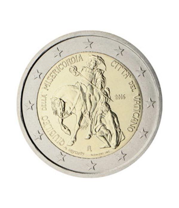 moneda conmemorativa 2 euros Vaticano 2016 Misericordia