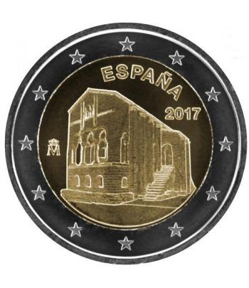 moneda conmemorativa 2 euros España 2017 Sta María Naranco