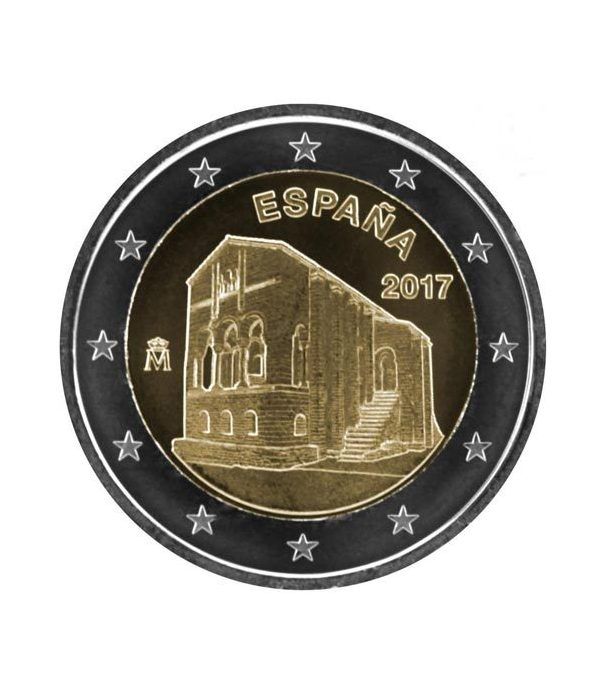moneda conmemorativa 2 euros España 2017 Sta María Naranco  - 2
