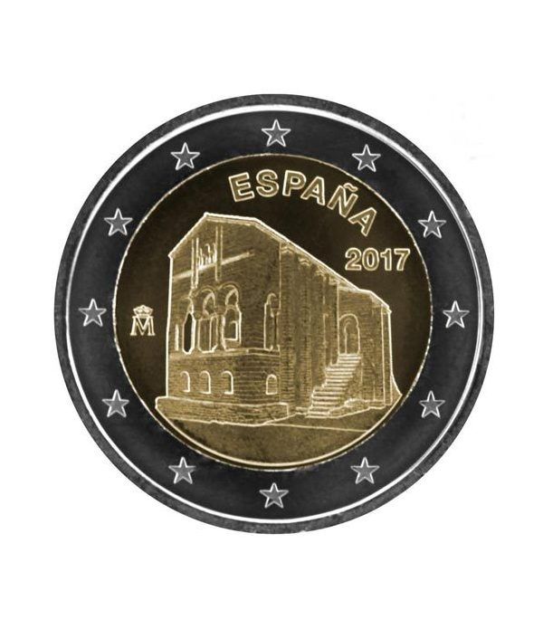 moneda conmemorativa 2 euros España 2017 Sta María Naranco