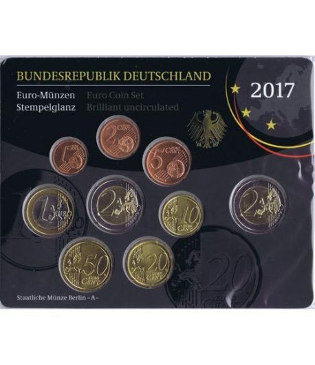 Cartera oficial euroset Alemania 2017 (5 cecas).