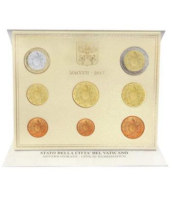 Cartera oficial euroset Vaticano 2017 escudo Papa Francisco.
