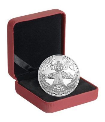 Canada 1$ 2017 150 Aniversario de Canada. Plata Proof.