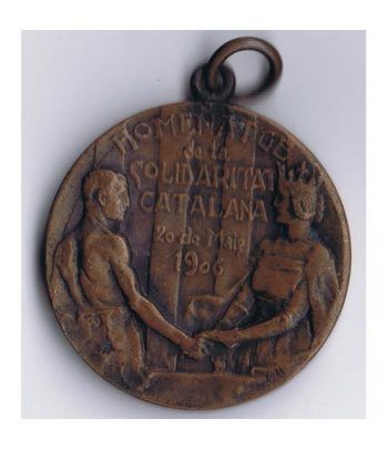 Medalla Homenatge de la Solidaritat Catalana Maig 1906