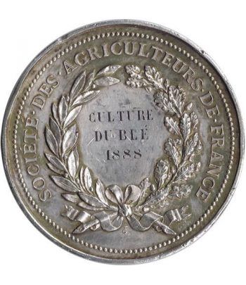 Medalla Societé des agriculteurs de France. Plata.