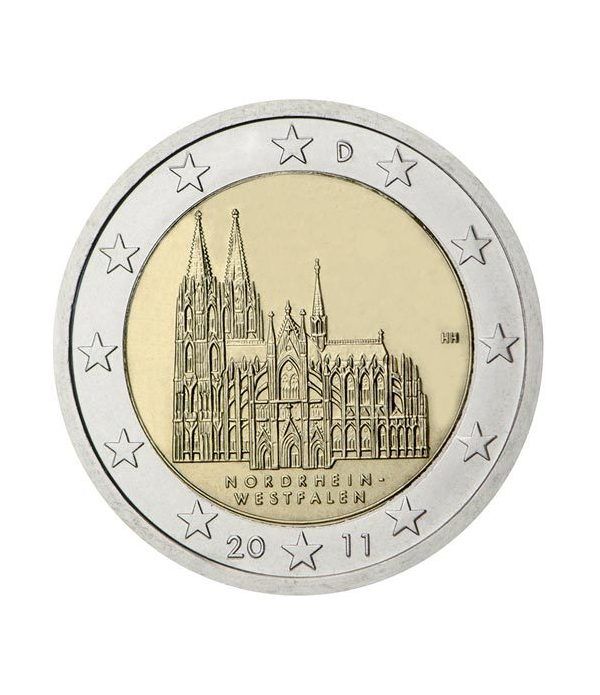 moneda conmemorativa 2 euros Alemania 2011. Ceca D