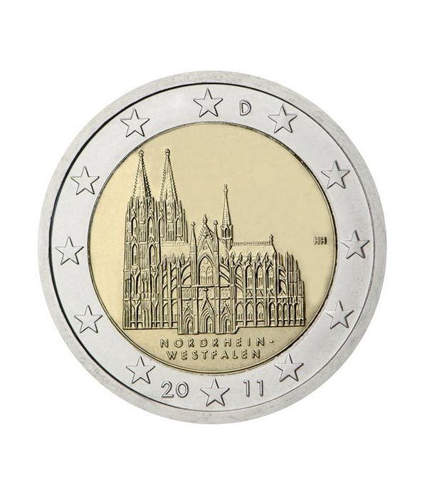 moneda conmemorativa 2 euros Alemania 2011. Ceca J  - 2
