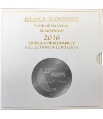 Cartera oficial euroset Eslovenia 2016. Incluye 2 y 3 euros