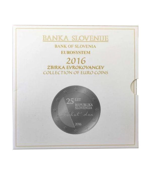 Cartera oficial euroset Eslovenia 2016. Incluye 2 y 3 euros