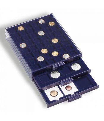 LEUCHTTURM Bandeja SMART para 30 monedas de 33 mm.