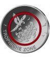 monedas Alemania 5 Euros 2017 Zona Tropical. 5 Cecas.