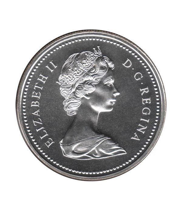 Canada 1$ 1974 100 Aniversario Winnipeg 1874-1974 Plata.  - 4
