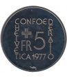 Suiza 5 francos 1977 Heinrich Pestalozzi 1746-1827