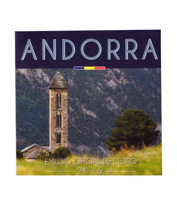 Monedas Euroset Andorra 2016.