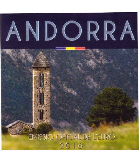 Monedas Euroset Andorra 2016.