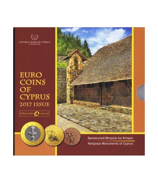 Cartera oficial euroset Chipre 2017.  - 2