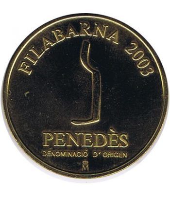 Medalla ANFIL. Exposición Filatélica Filabarna 2003