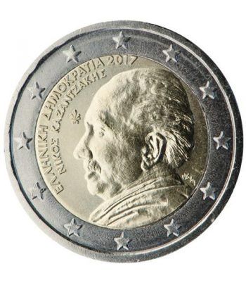 moneda conmemorativa 2 euros Grecia 2017 Kazantzakis