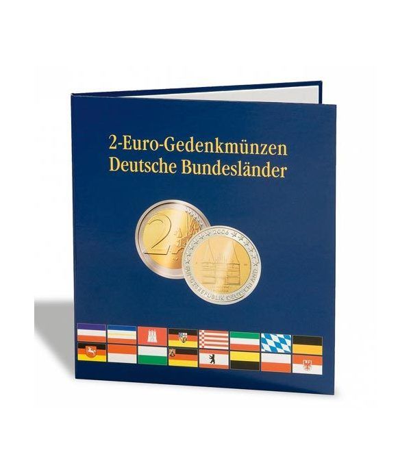 LEUCHTTURM PRESSO Album monedas 2€ Estados Alemania Album Monedas Euro - 1