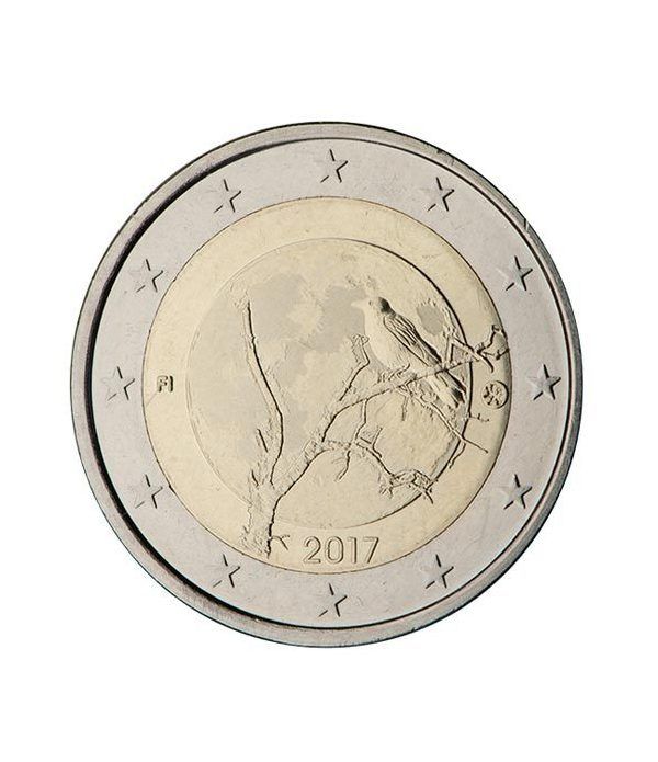 moneda conmemorativa 2 euros Finlandia 2017 Naturaleza