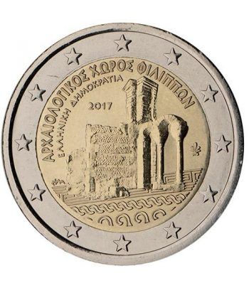 moneda conmemorativa 2 euros Grecia 2017 Filipos.
